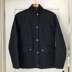 Barbour quilted jacket in navy - Size 4
